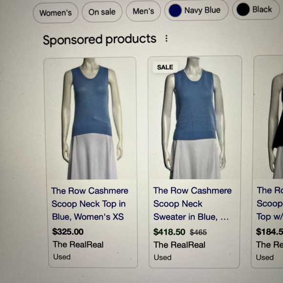 The Row 100% cashmere top - Picture 8 of 9